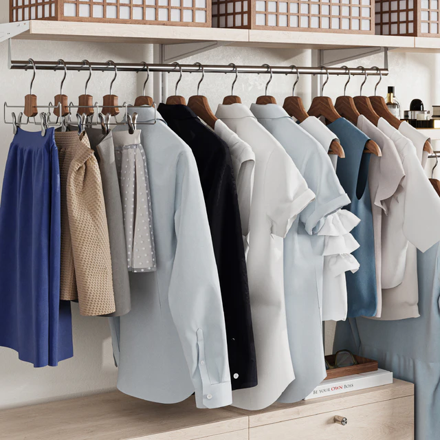 Wardrobe, wall module, dresses, clothes 2 — Descargar
