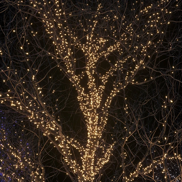 Holiday glowing trees — Descargar