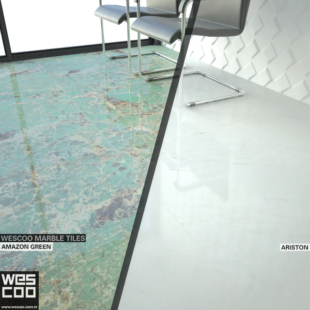 WESCOO Marble Tiles AMAZON GREEN, ARISTON — Descargar