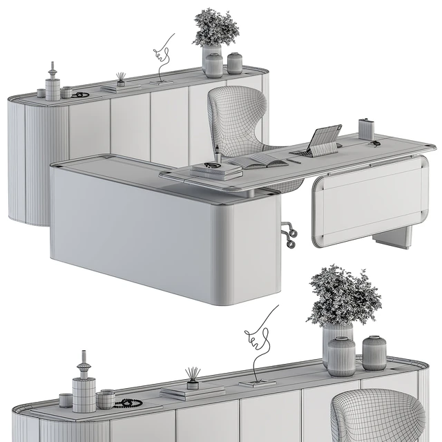 Boss Desk - Office Furniture 419 — Скачать