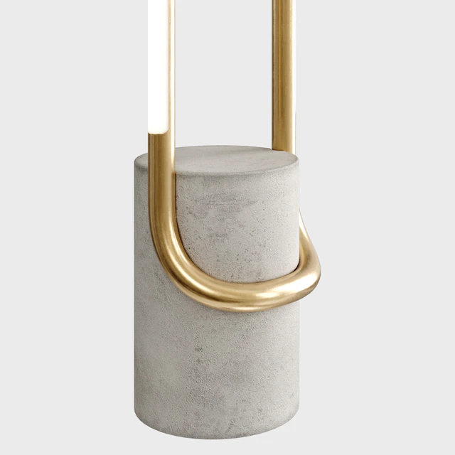 Beau Brass LED Floor Lamp — Descargar
