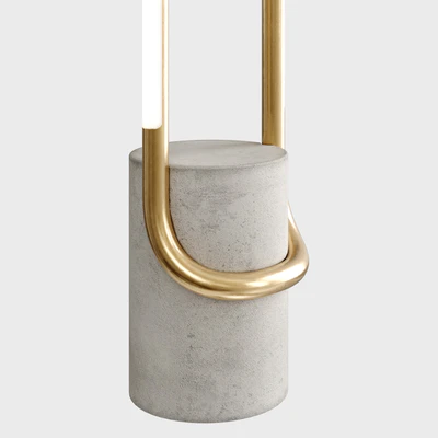 Beau Brass LED Floor Lamp — Ver 2