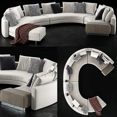 Minotti Daniels Sofa 3 — Ver 2