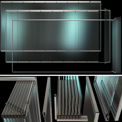 Glass Sliding Partition Walls — Ver 1