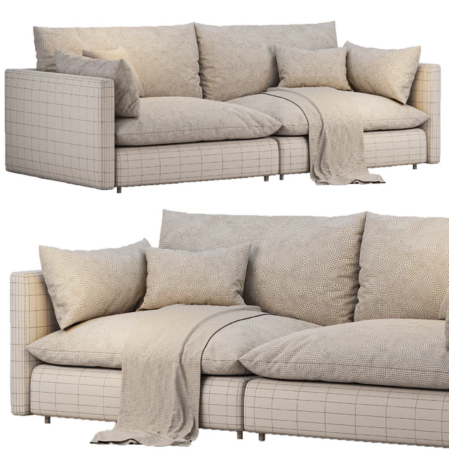 Unwind 2 Piece Slipcovered Sofa — Скачать