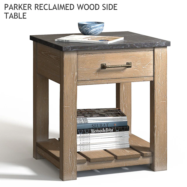 Pottery barn PARKER RECLAIMED WOOD SIDE TABLE — Скачать