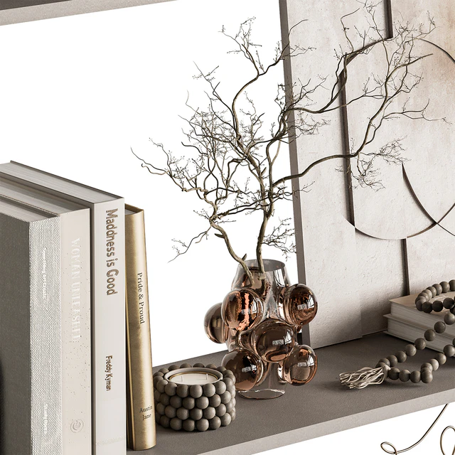 Decorative Set on Shelves 146 — Скачать