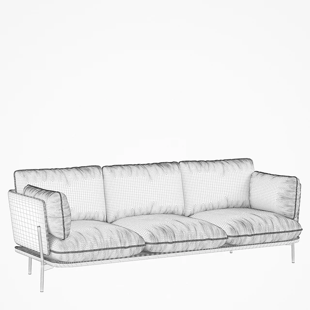 Andtradition cloud 3 Seater sofa — Скачать