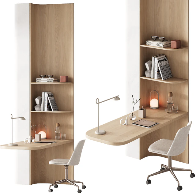 417 office furniture 21 workplace 06 minimal wood working space 01 — Descargar