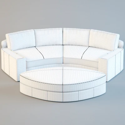 The semi-circular sofa PD-01 — Ver 2