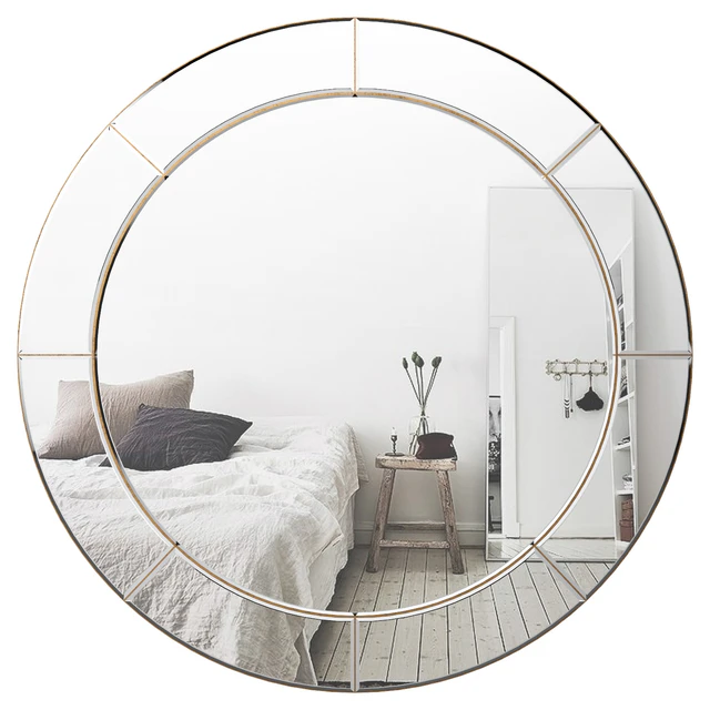 Large Round Wall Mirror BRYS3835 — Descargar