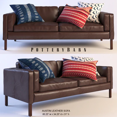 AUSTIN Collection - a collection of upholstered furniture in retro style — Ver 1