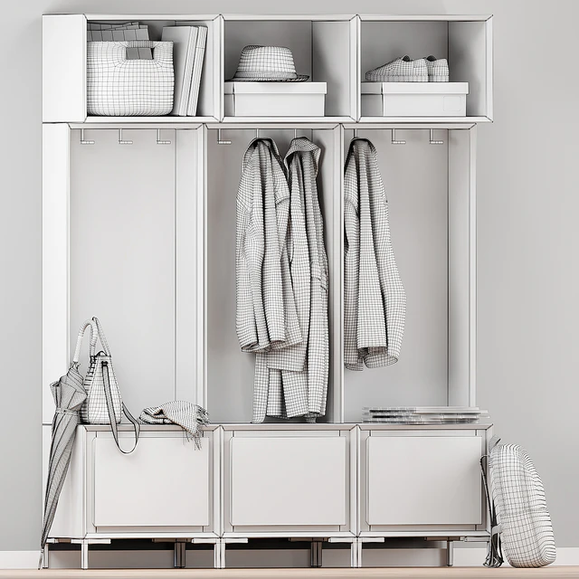Мебель в прихожую West Elm Nolan — Скачать