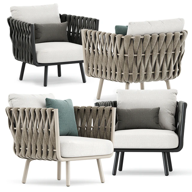 Tosca club chair by Tribu — Скачать