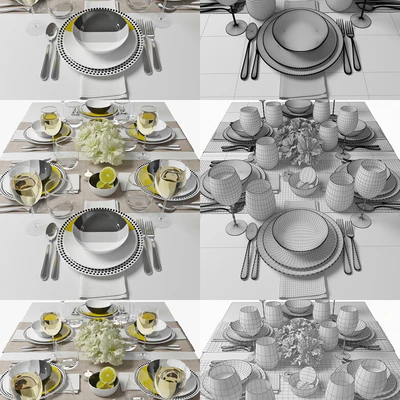 table setting 03 — Вид 3