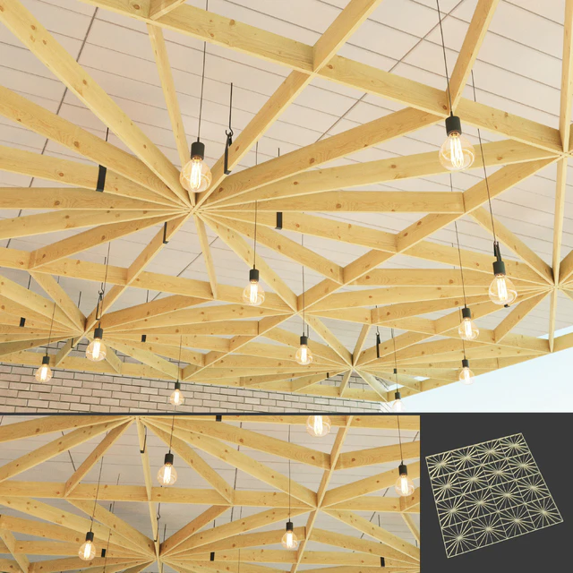 Wooden suspended ceiling 5 — Descargar