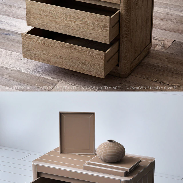 MARTENS 30in CLOSED NIGHTSTAND — Скачать