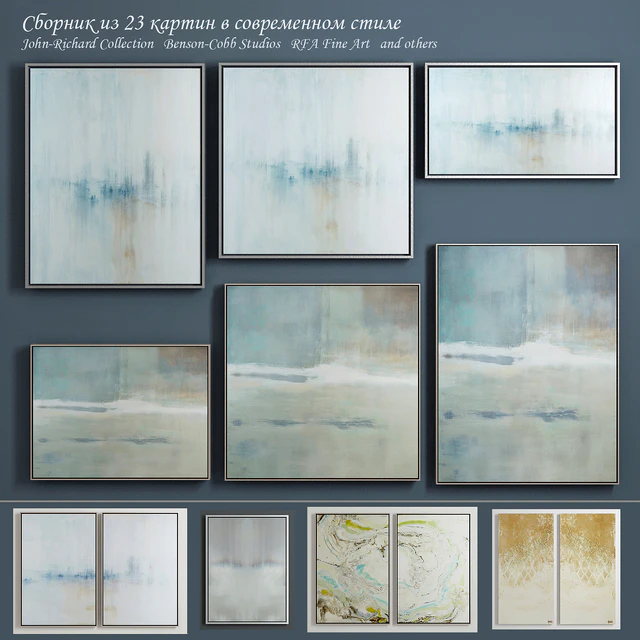 Collection of modern paintings (set-9) — Descargar