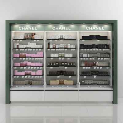 Торговый стеллаж с парфюмерией Chanel — Вид 1