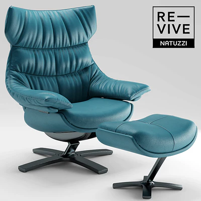 Armchair Re-vive by Natuzzi — Ver 2