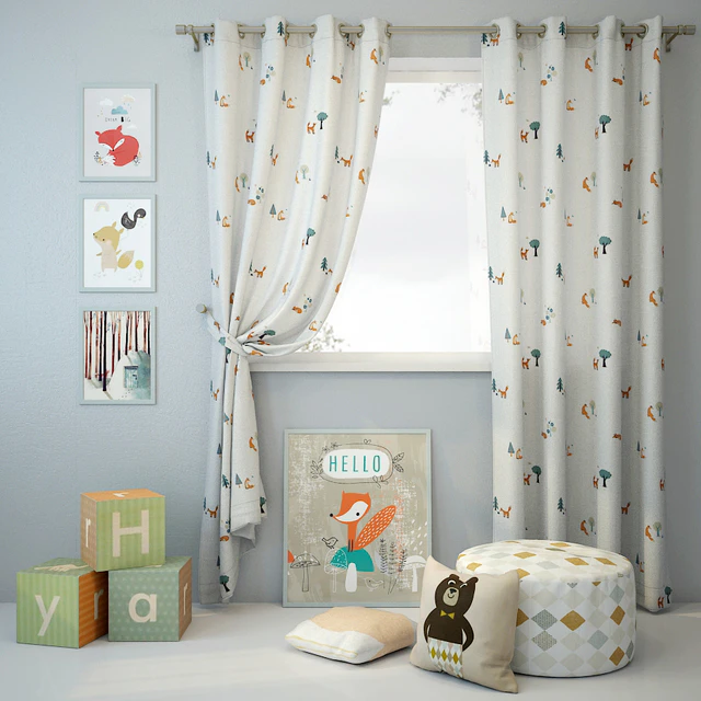 Curtain and decor 9 — Скачать