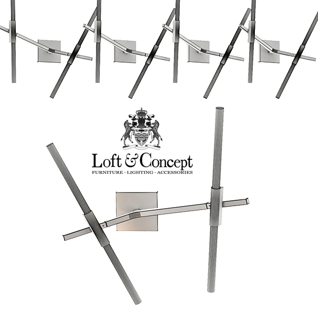 Настенный светильник Roll and Hill Agnes Sconce 4 — Скачать