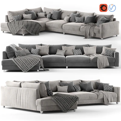 Corner sofa Malte — Ver 1