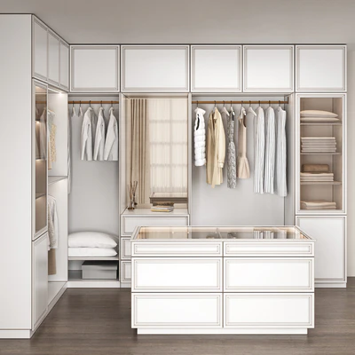 Dressing room with island — Ver 2