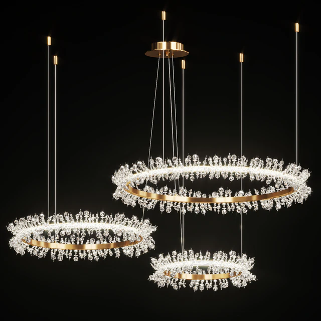 Crystal ring chandelier THERA Combination — Descargar