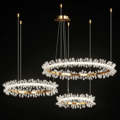 Crystal ring chandelier THERA Combination — Ver 1
