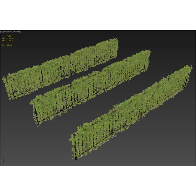 Fence with Ivy v16 — Скачать
