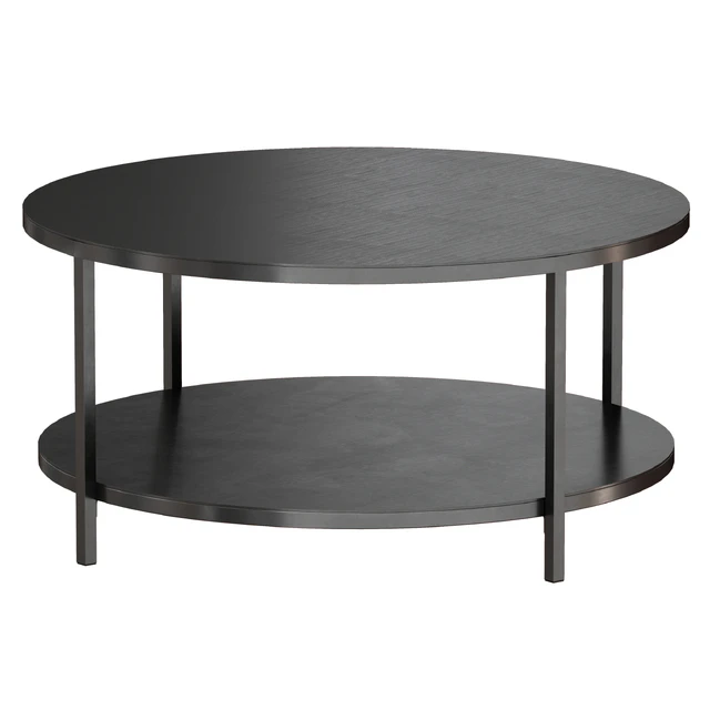 Круглый Журнальный столик Echelon Round Coffee Table (Crate and Barrel) — Скачать