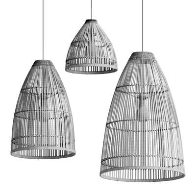 bamboo lampshade model — Ver 3
