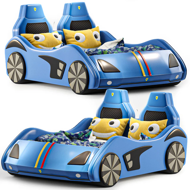 child bed car ferrari (storage) Low poly — Скачать