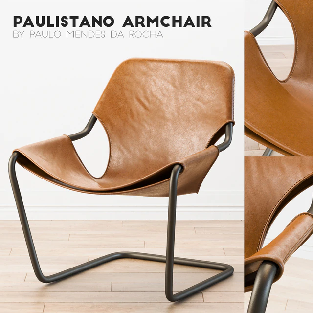 Paulistano Leather Chair — Descargar