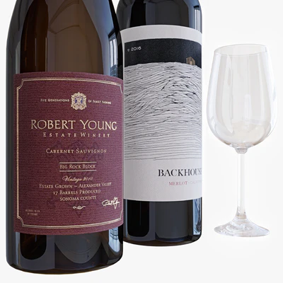 wine bottle set 6 — Вид 2