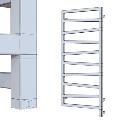 Heated towel rail Terma ZigZag (6 sizes). — View 2