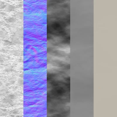 Rock cliff wall №54 — Вид 2