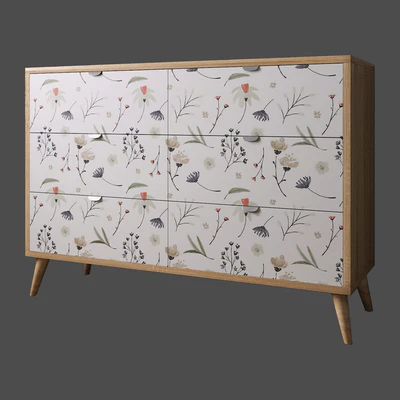 Chest of drawers Berber by Smart with 6 drawers — Ver 2