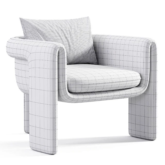 Floria velvet chair — Скачать