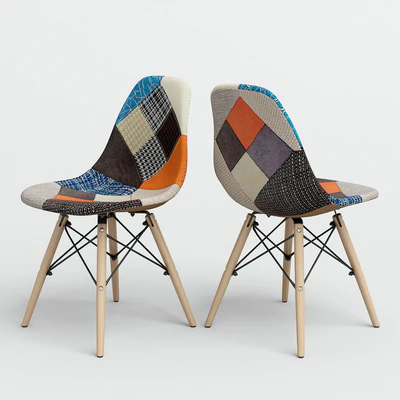 Chair Eames Style DSW Patchwork. — Ver 1