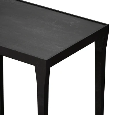 Silviano 84 "Iron Console Table (Crate and Barrel) — Ver 2