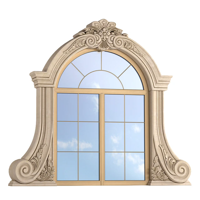 Classic Arched window frame.Dormer — Download
