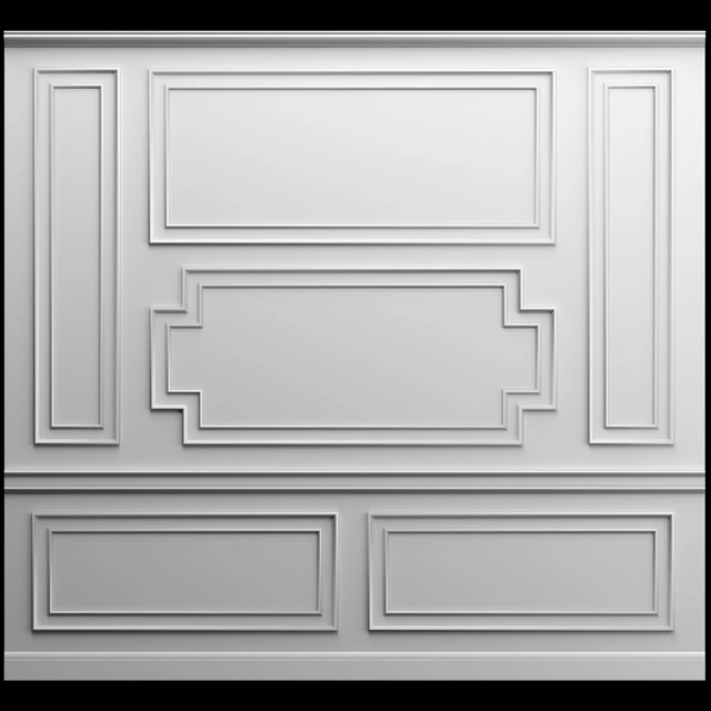 Wall panel - gypsum stucco molding — Download