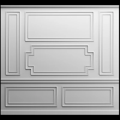 Wall panel - gypsum stucco molding — download