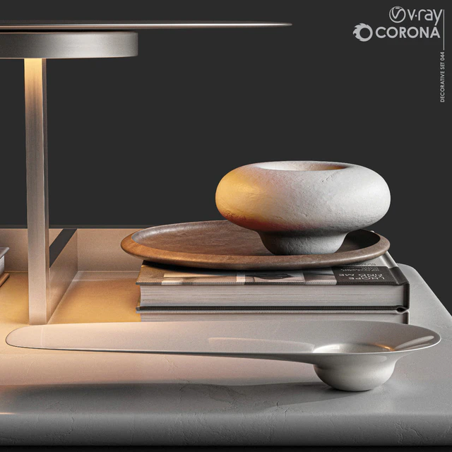 Decorative Set -044 -Vibia Lamp — Скачать