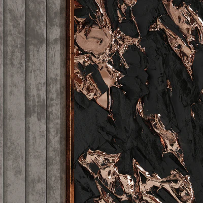 Wall panel Scandy Rock and soft beige panels — Ver 2