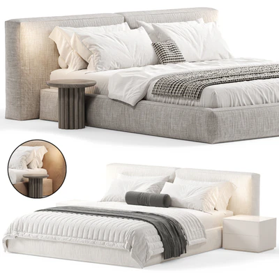 Halo Modern Bed By Elmalekfurniture — Ver 3
