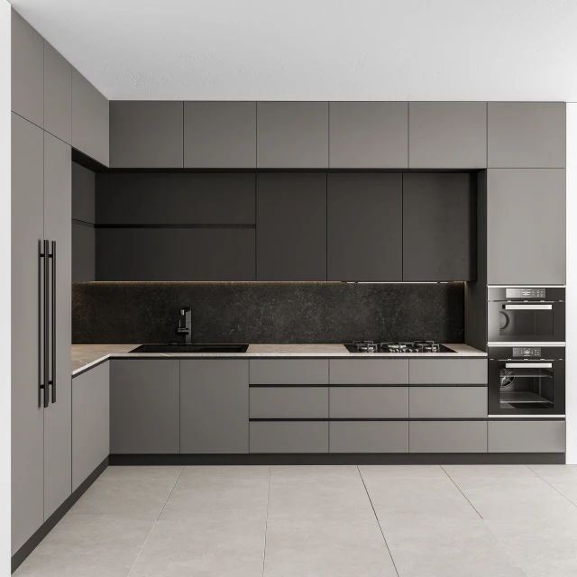 Kitchen Modern - Gray and Black 46 — Скачать