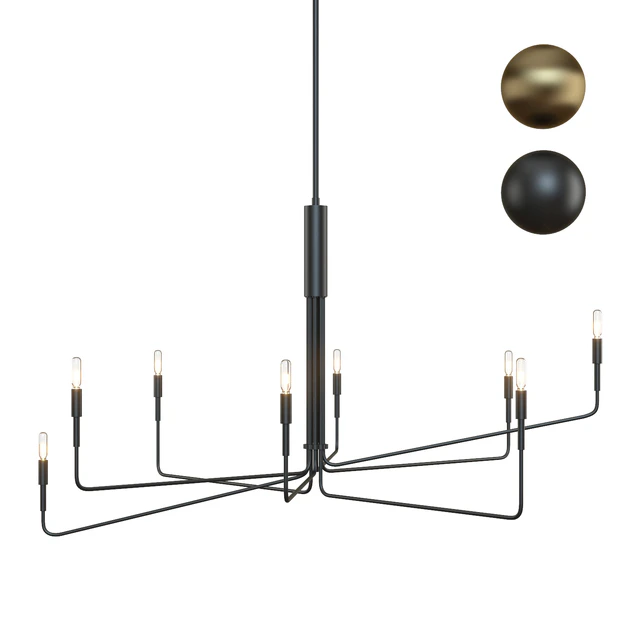Crate&Barrel Clive 8-Arm Chandelier — Скачать